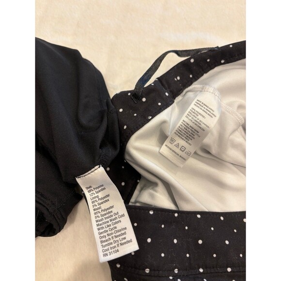 Izod zelos skorts set of 2 black XL & size 16 polka dot - Picture 12 of 12